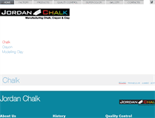 Tablet Screenshot of jordanchalk.com